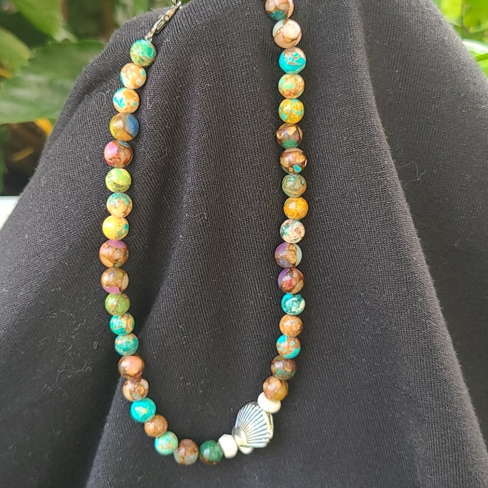 Beaded anklet boho beach